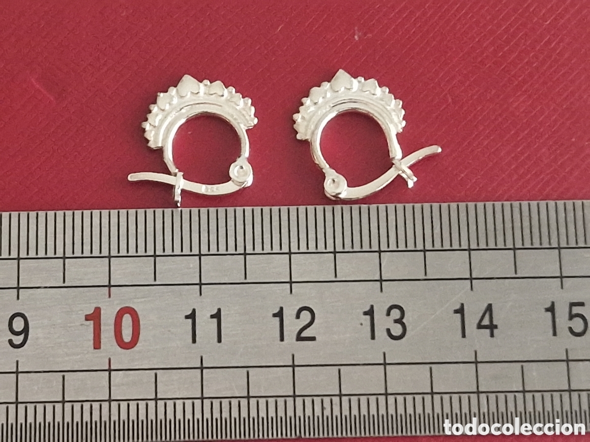 Joyeria: PENDIENTES PLATA RODIADA NUEVOS - Foto 4