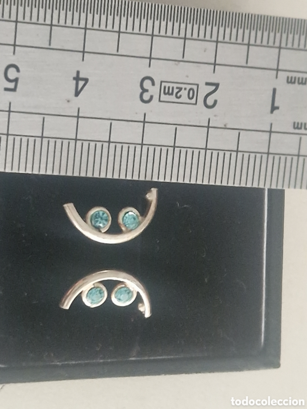 Joyeria: PENDIENTES PLATA CIRCONITAS AZULES - Foto 5