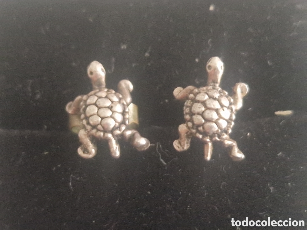 Joyeria: PENDIENTES PLATA TORTUGAS NUEVOS - Foto 2