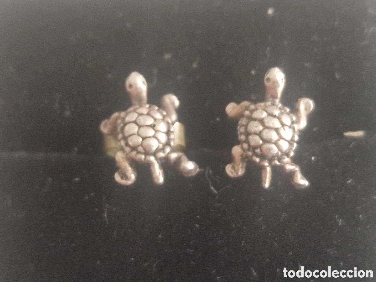 Joyeria: PENDIENTES PLATA TORTUGAS NUEVOS - Foto 4