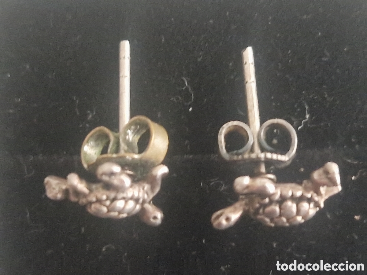 Joyeria: PENDIENTES PLATA TORTUGAS NUEVOS - Foto 5