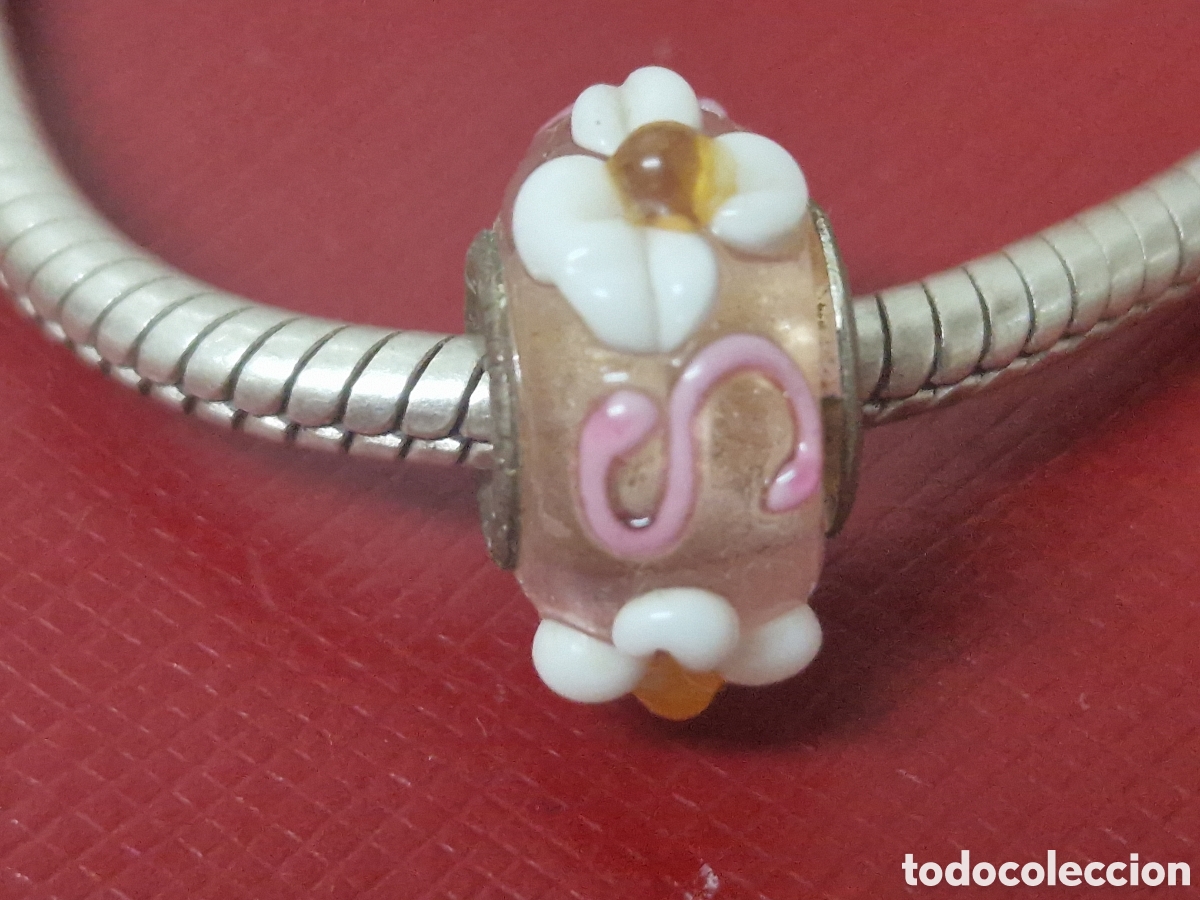 Joyeria: CHARM EN PLATA Y CRISTAL CON FLORES - Foto 2