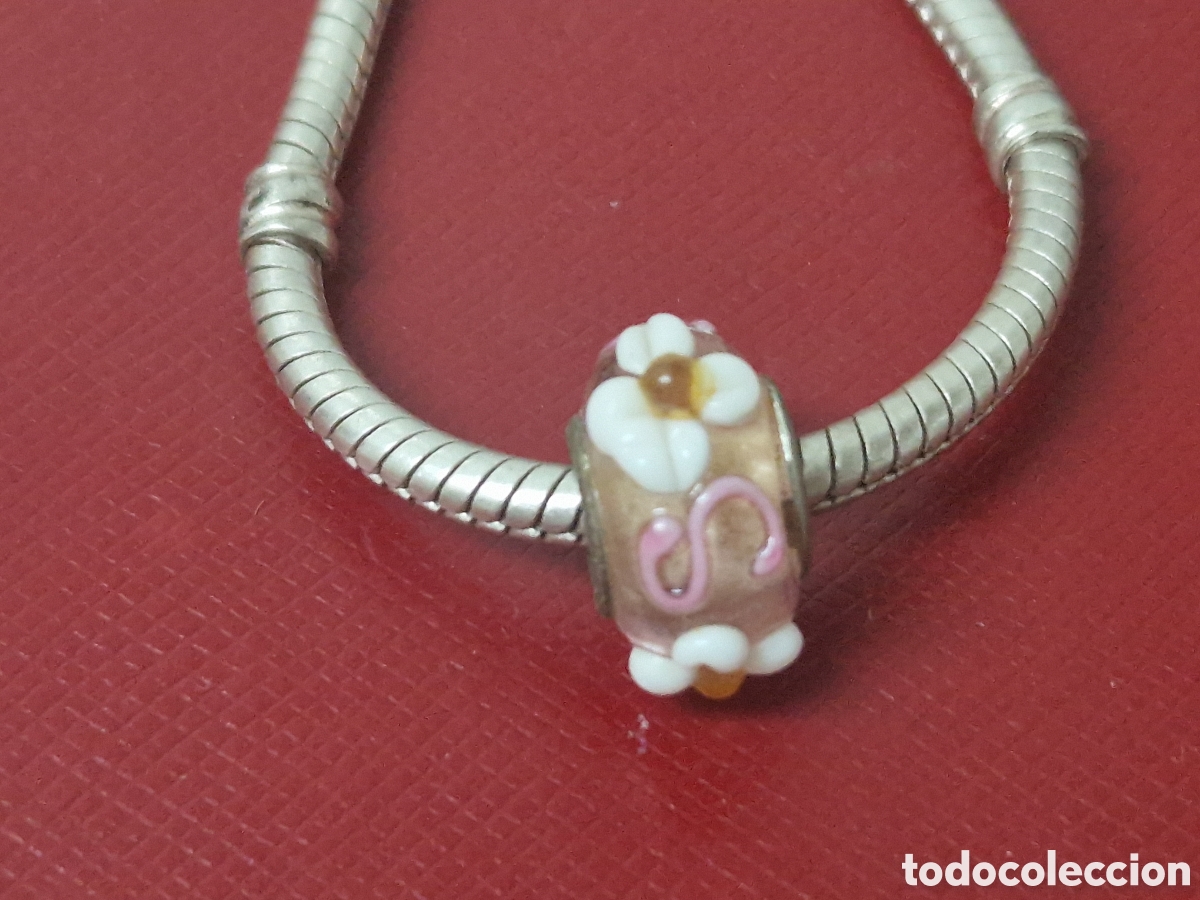 Joyeria: CHARM EN PLATA Y CRISTAL CON FLORES - Foto 3
