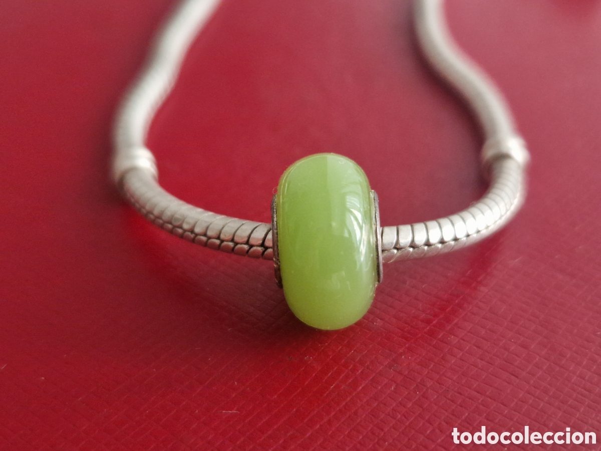 Joyeria: CHARM EN PLATA DE LEY Y CRISTAL VERDE - Foto 2