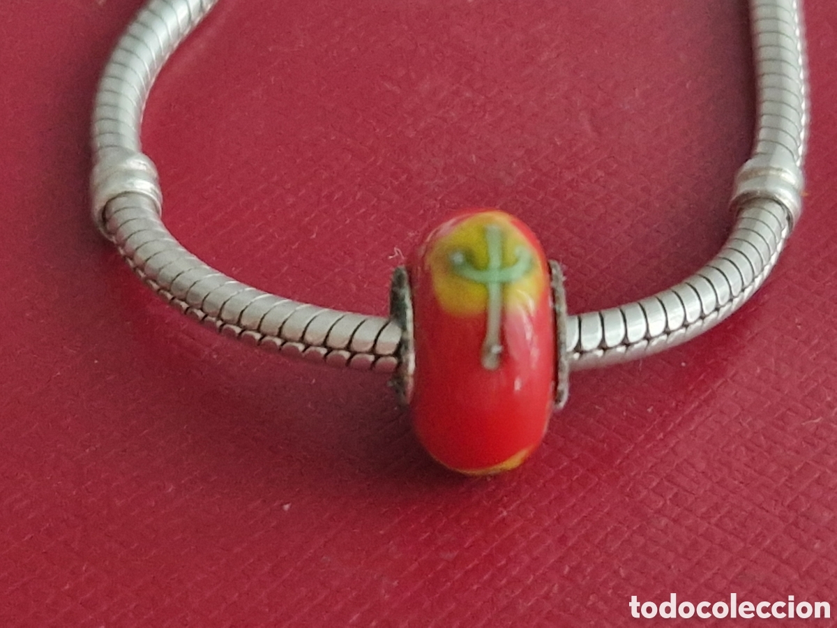 Joyeria: CHARM EN PLATA DE LEY Y CRISTAL CON DIBUJOS - Foto 1