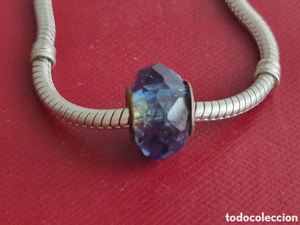 Joyeria: CHARM EN PLATA Y CRISTAL AZUL INTENSO - Foto 2