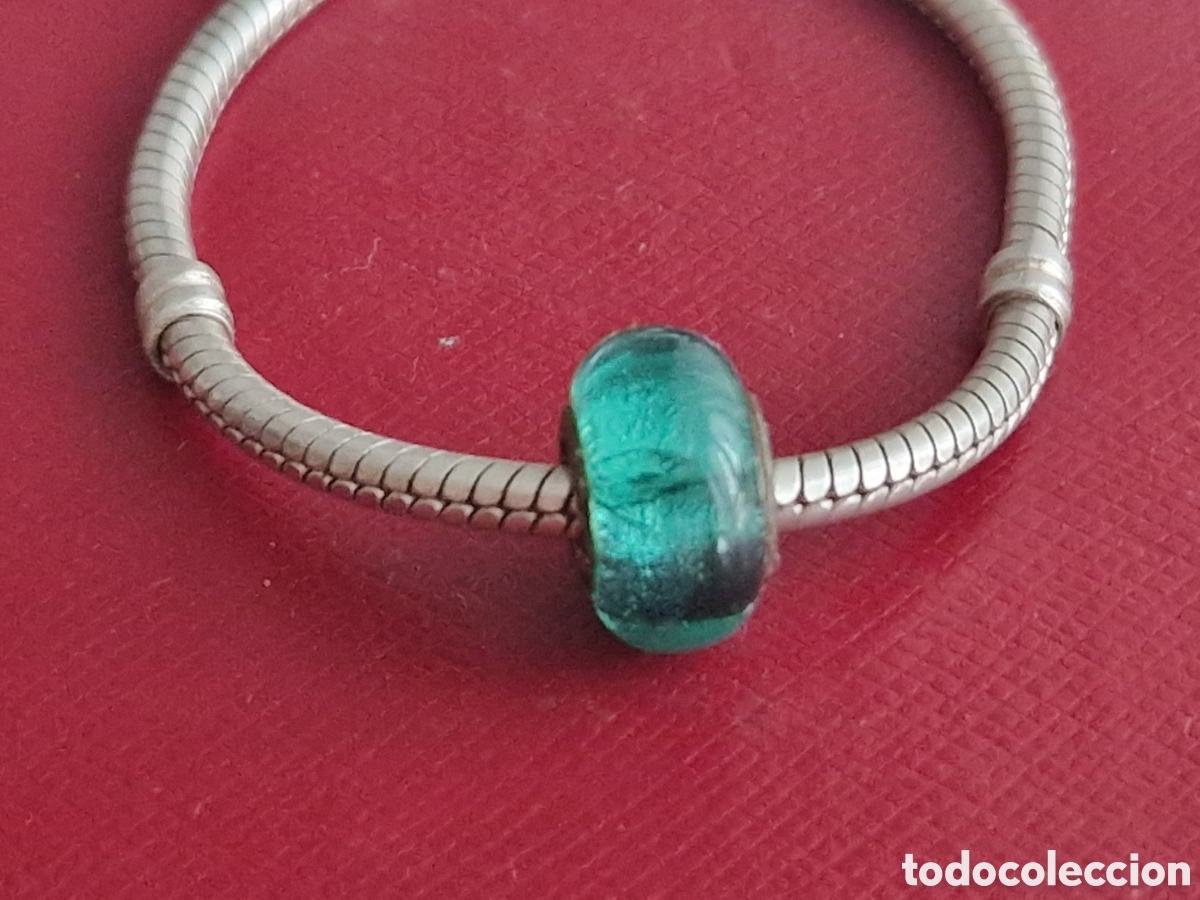 Joyeria: CHARM EN PLATA Y CRISTAL VERDE INTENSO - Foto 2