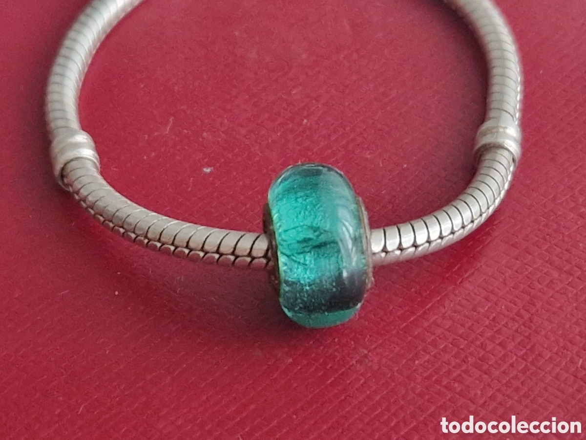 Joyeria: CHARM EN PLATA Y CRISTAL VERDE INTENSO - Foto 1