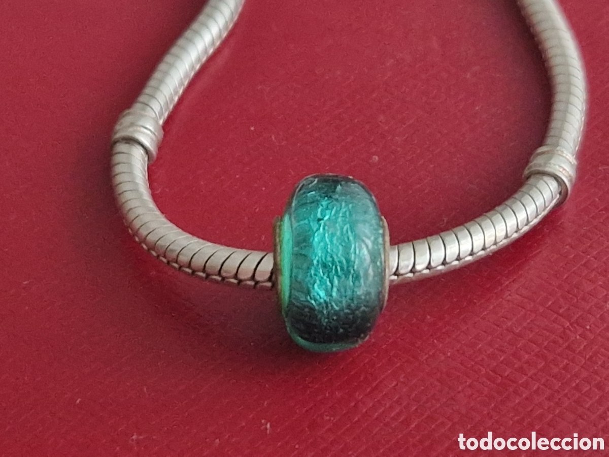 Joyeria: CHARM EN PLATA DE LEY Y CRISTAL VERDE INTENSO - Foto 2