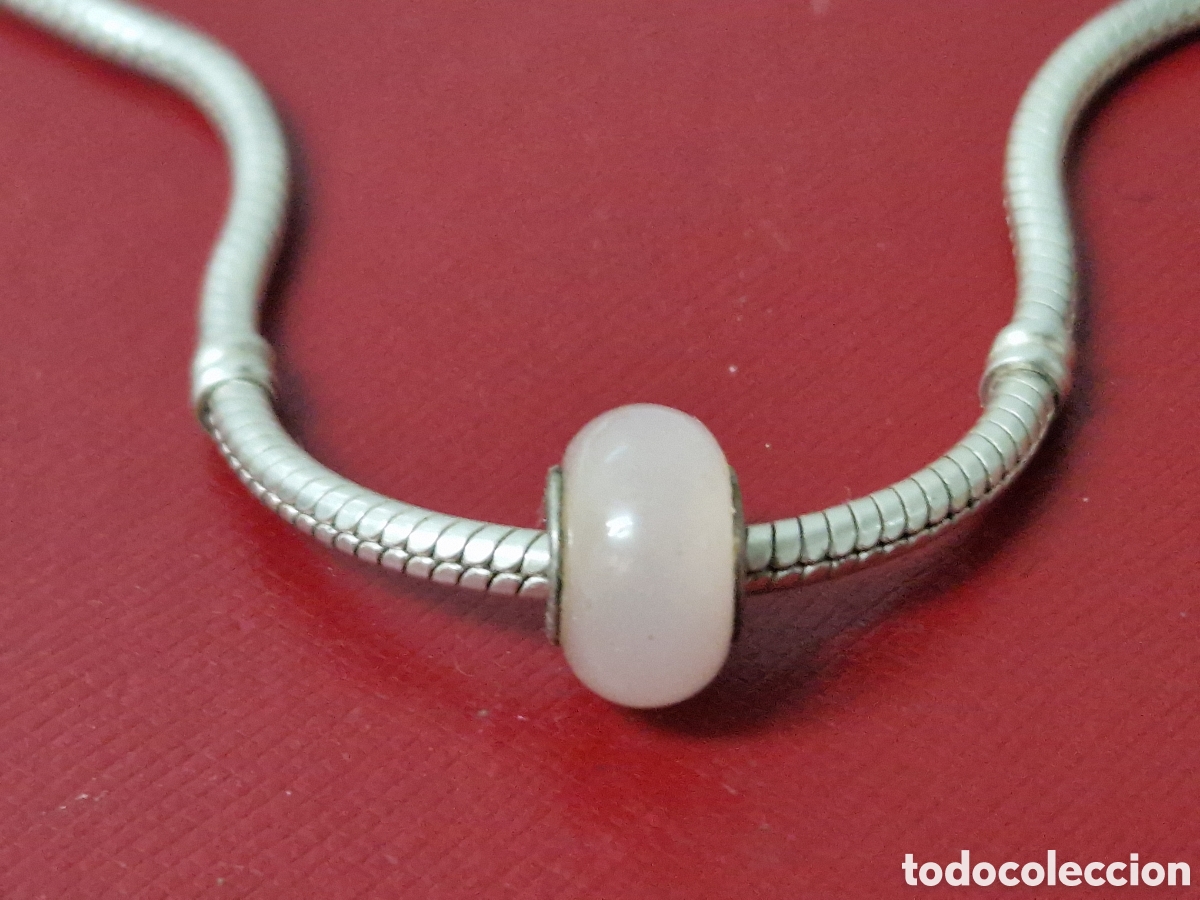 Joyeria: CHARM EN PLATA Y CRISTAL ROSA - Foto 1