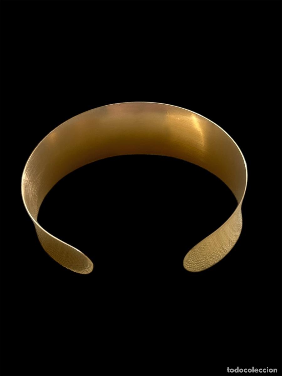 Joyeria: PULSERA ESCLAVA DE PLATA DORADA. - Foto 1