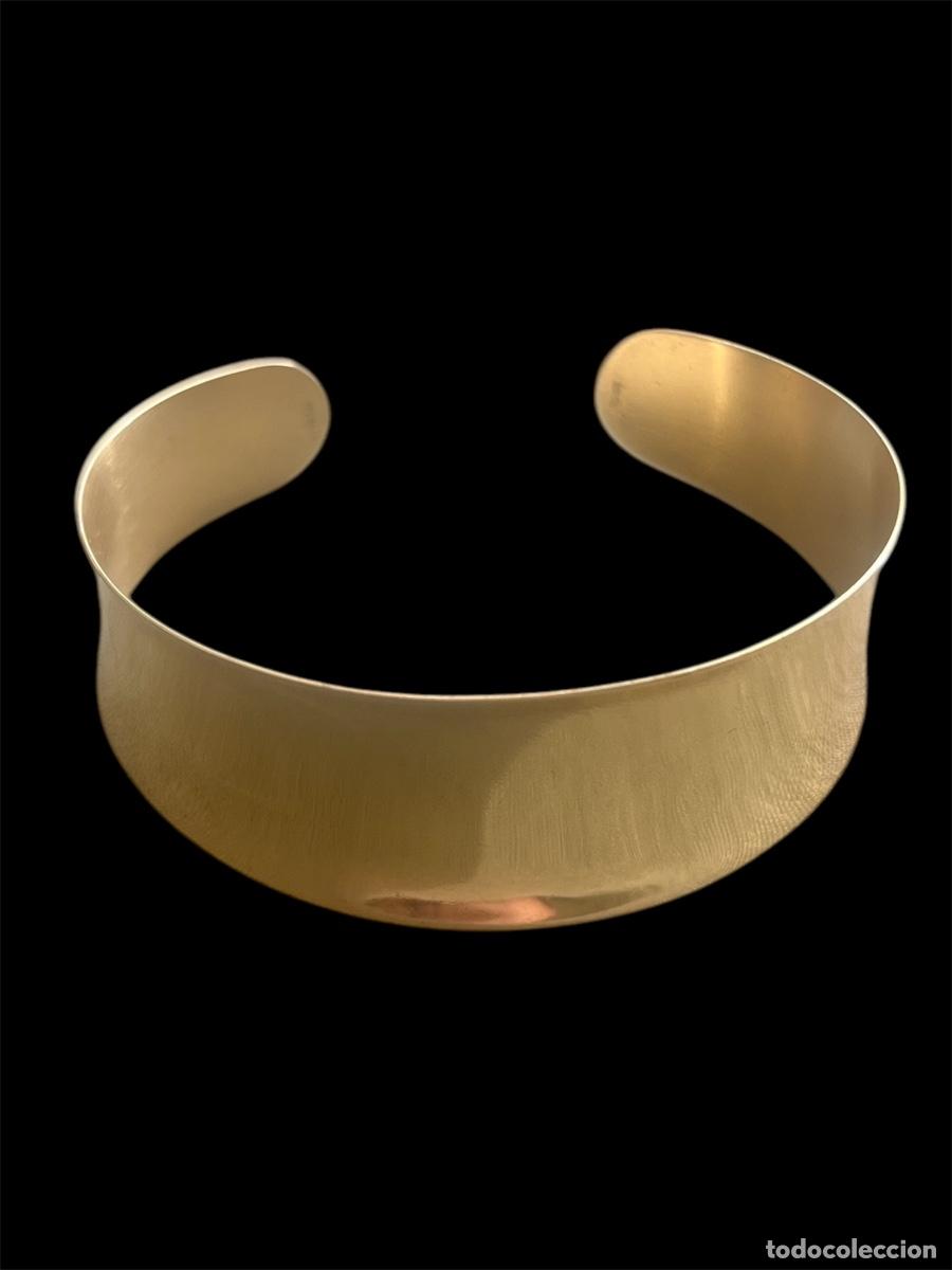 Joyeria: PULSERA ESCLAVA DE PLATA DORADA. - Foto 2