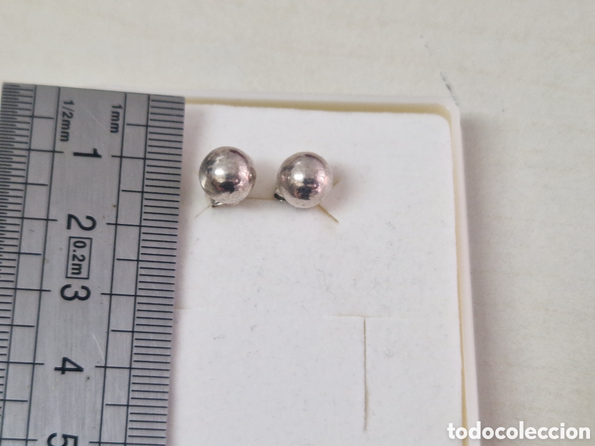 Joyeria: PENDIENTES DE BOLAS DE PLATA NUEVOS - Foto 4