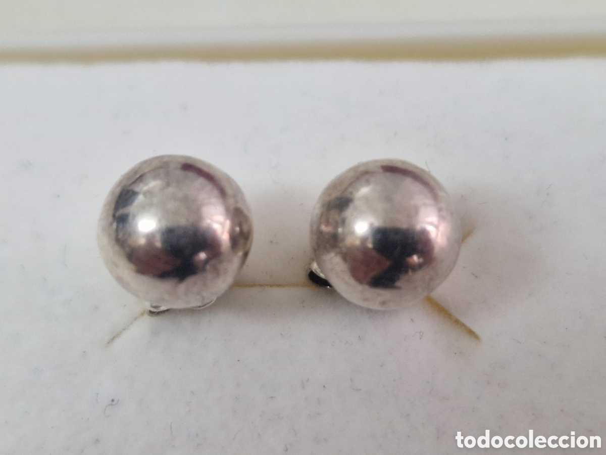 Joyeria: PENDIENTES DE BOLAS DE PLATA NUEVOS - Foto 1