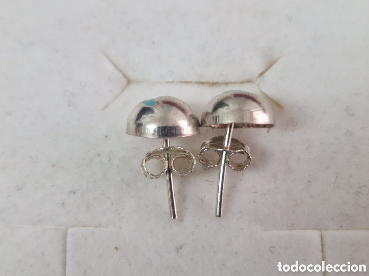 Joyeria: PENDIENTES PLATA Y ESMALTE LUNA - Foto 4