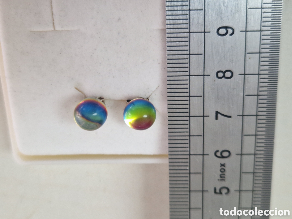 Joyeria: PENDIENTES PLATA Y CRISTAL DE COLORES - Foto 3