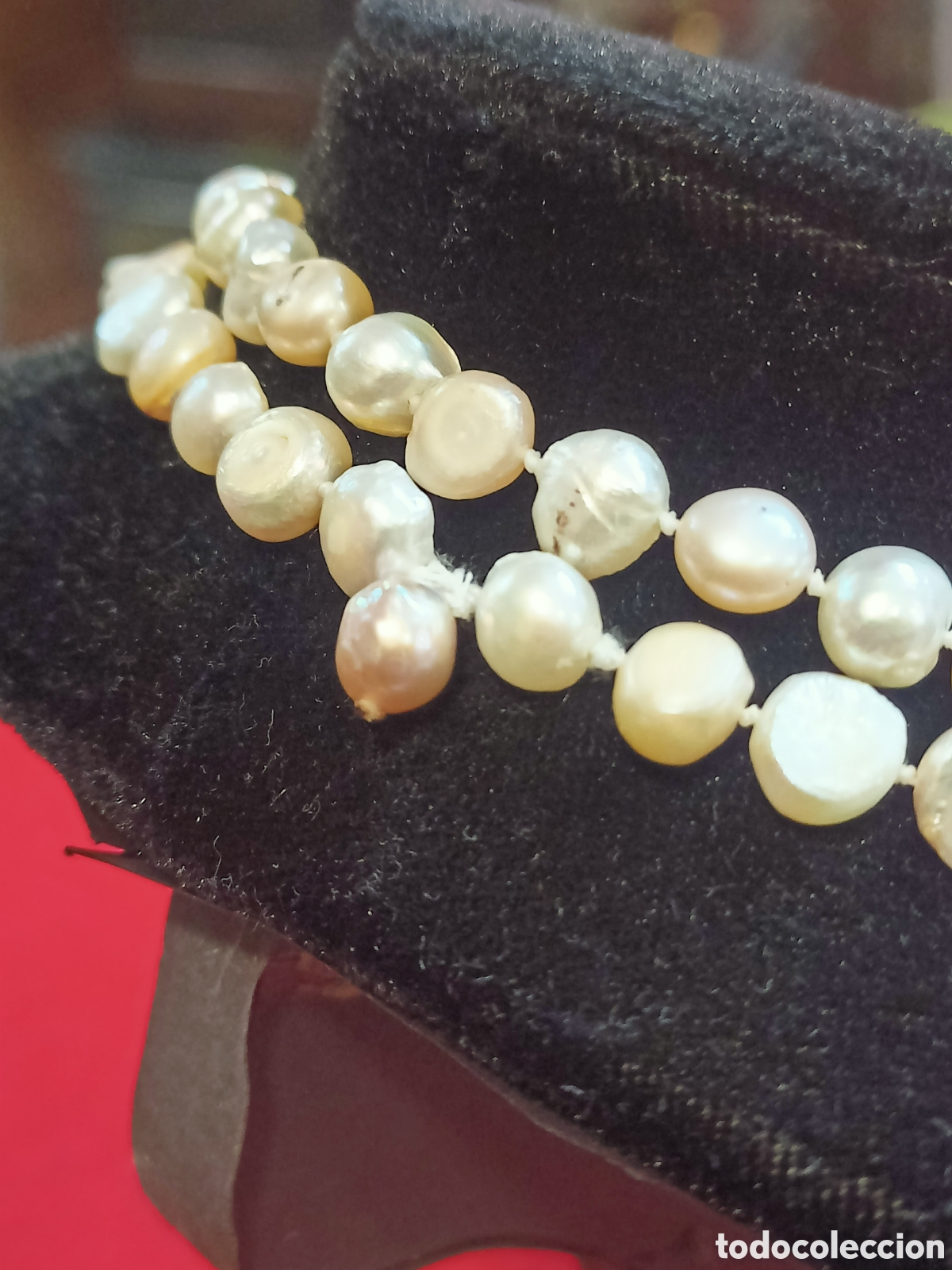 Joyeria: Gran collar dos vuelta de perlas cultivadas de rio. REF-7189 - Foto 3
