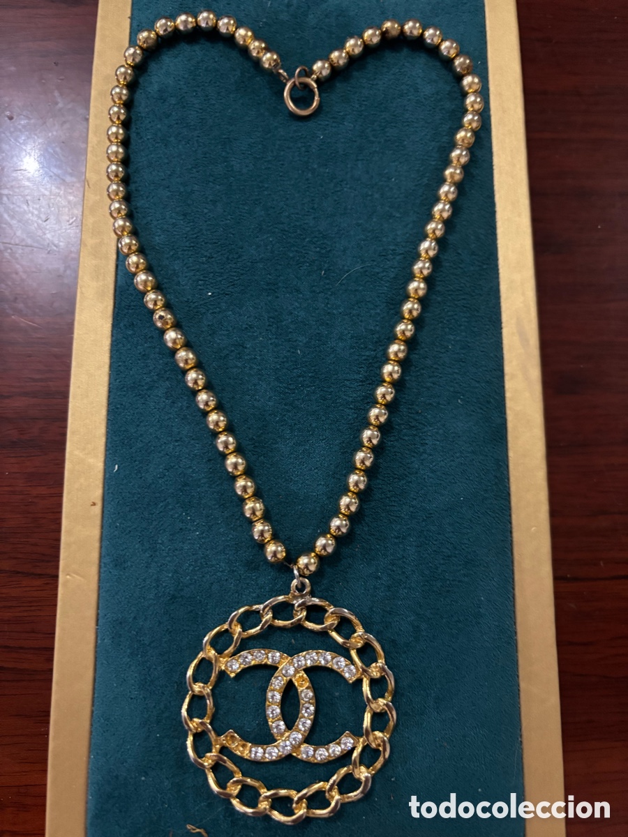 Joyeria: Gargantilla de metal con colgante - Foto 1