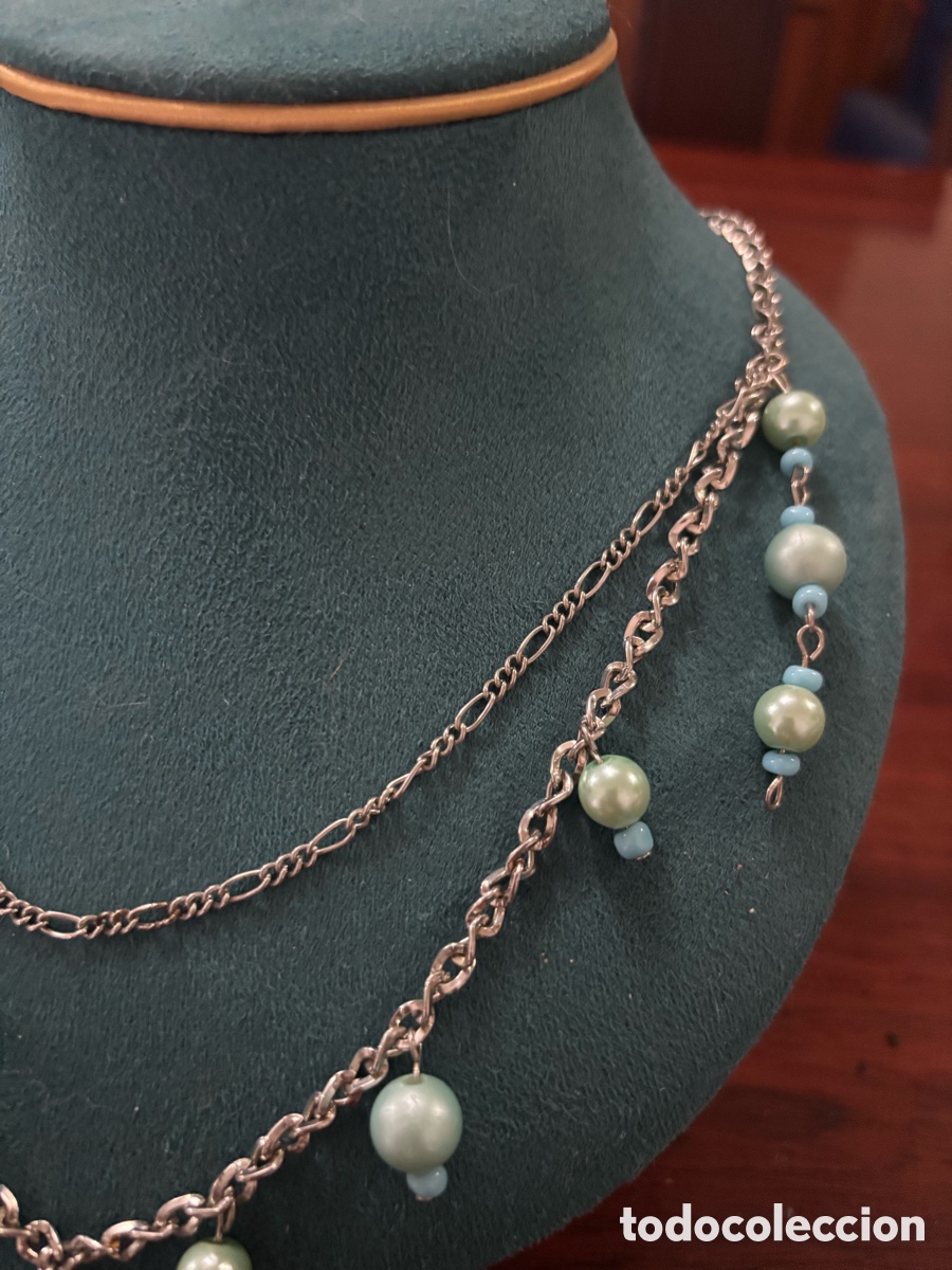 Joyeria: Gargantilla de bolas azules - Foto 2