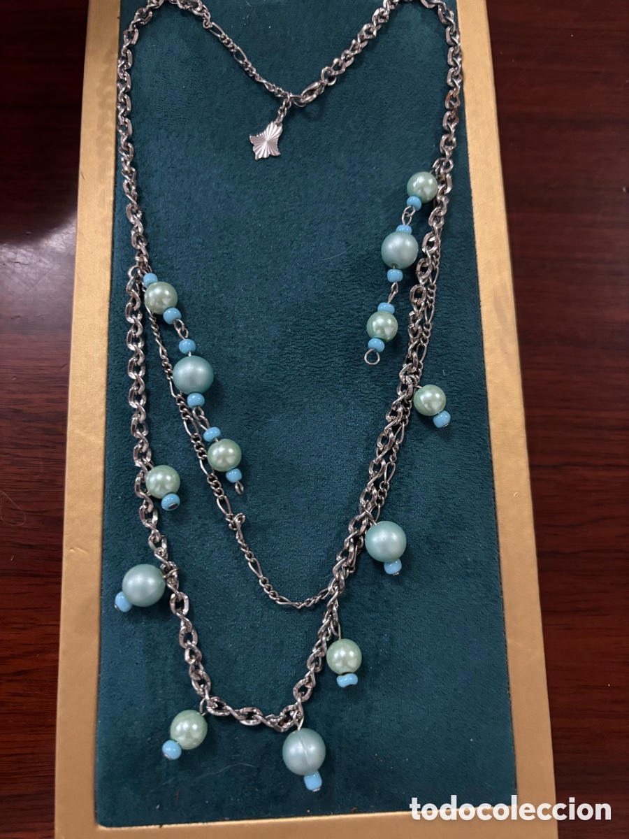 Joyeria: Gargantilla de bolas azules - Foto 3