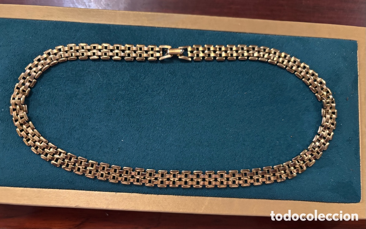 Joyeria: Gargantilla de metal dorado - Foto 1