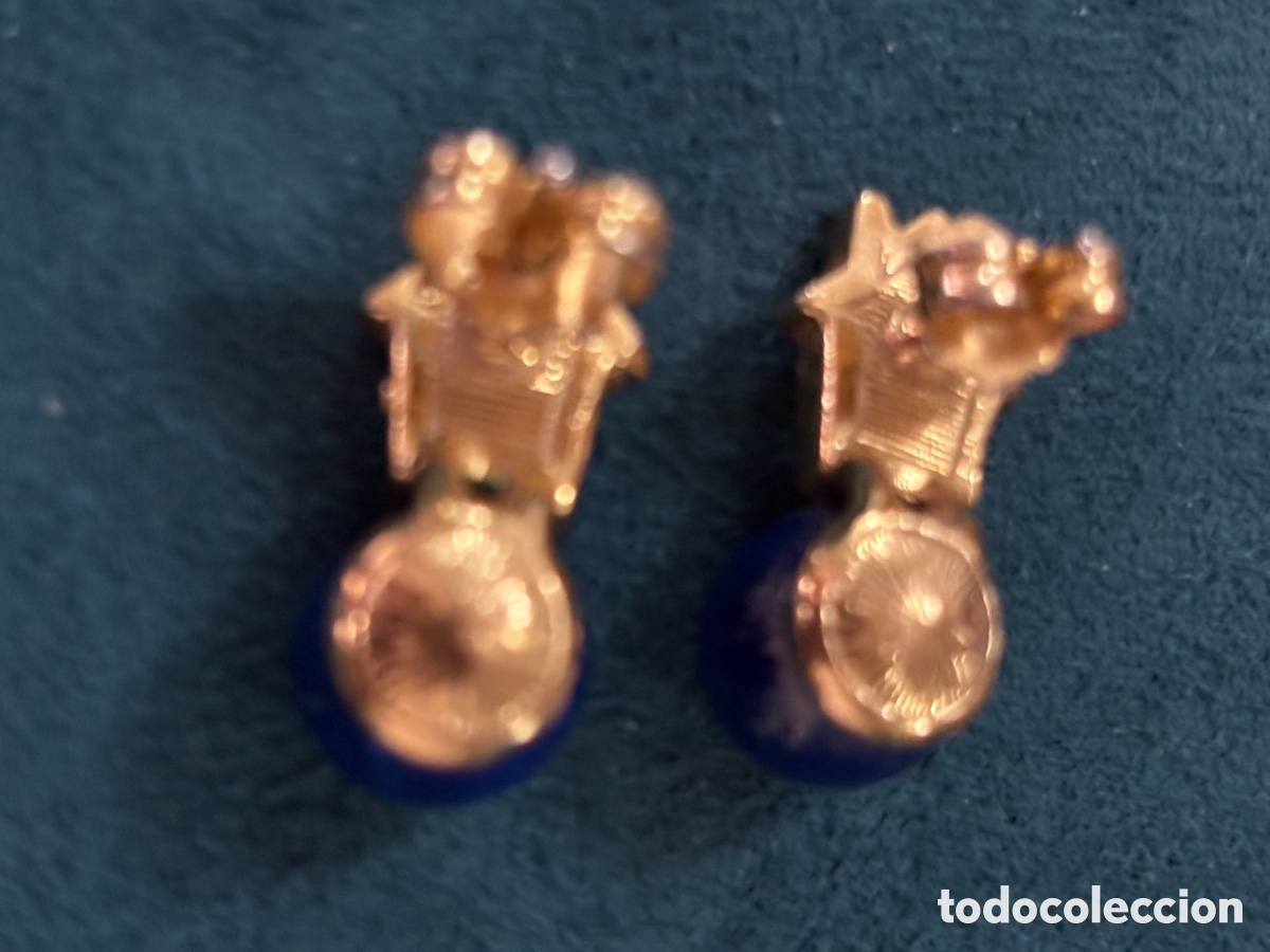 Joyeria: Pendientes con bola azul - Foto 3