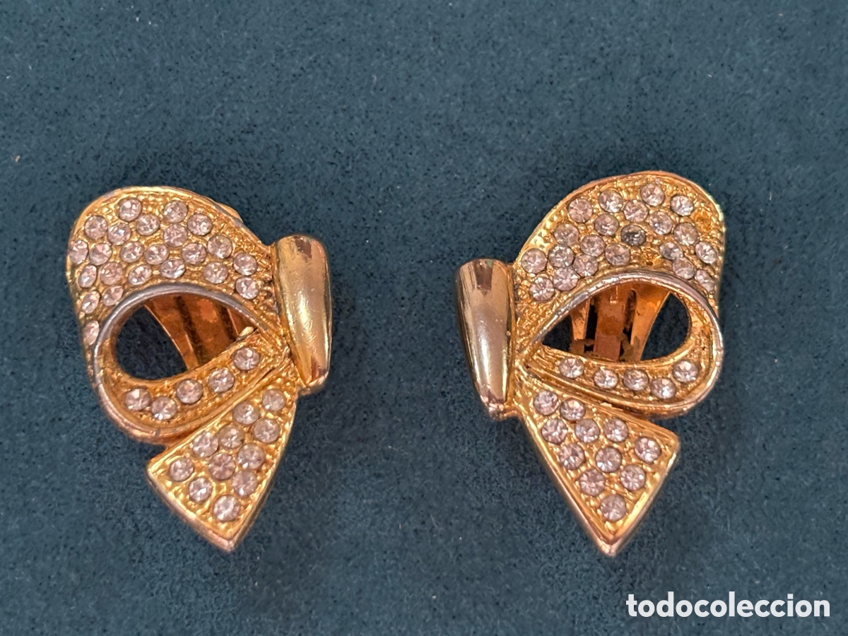Joyeria: Pendientes de bisuter&iacute;a lazo - Foto 1