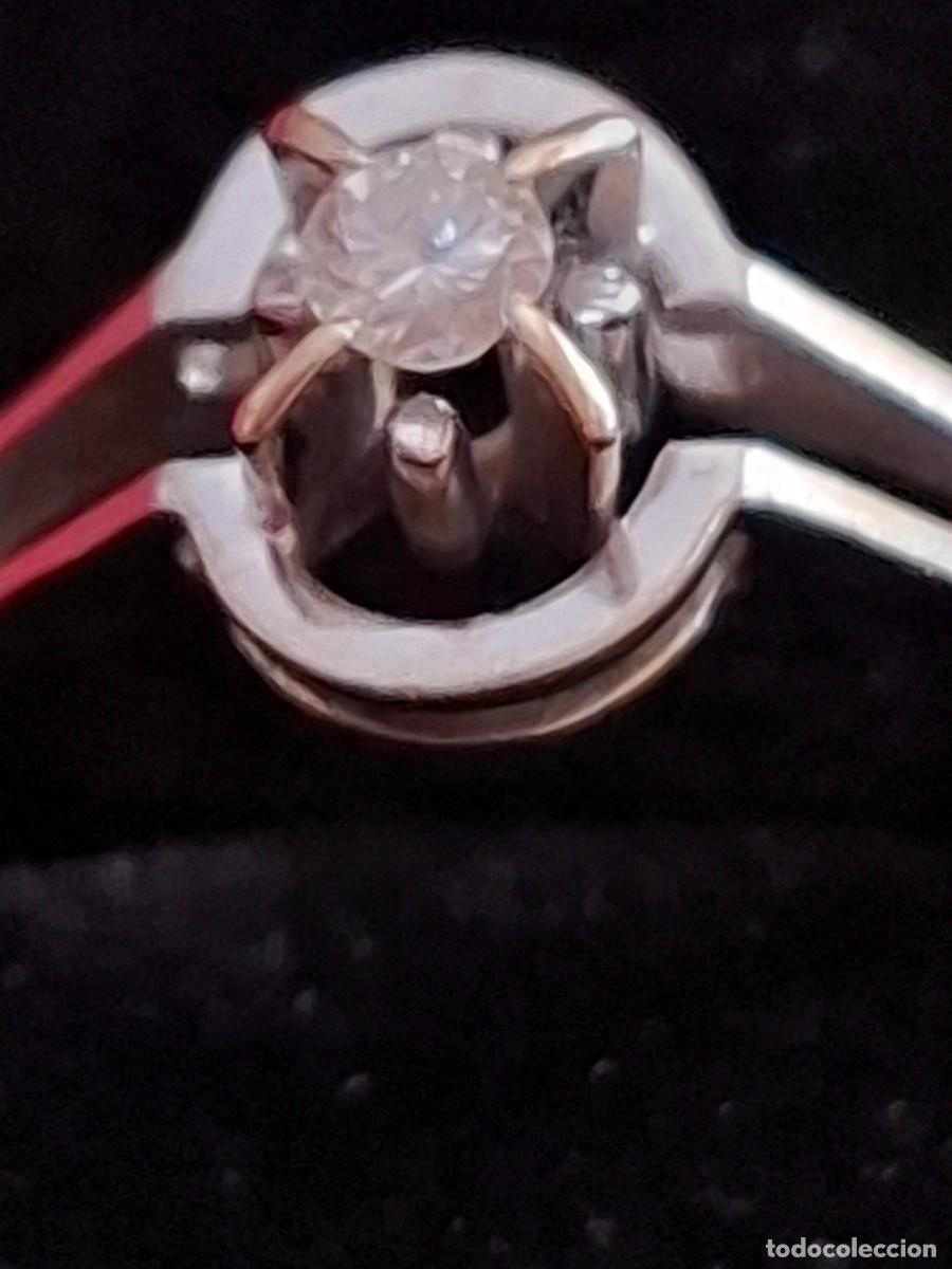 Joyeria: SORTIJA DE ORO BLANCO Y BRILLANTE - Foto 2