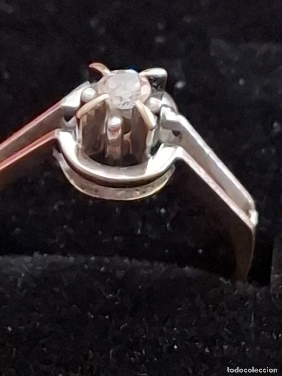 Joyeria: SORTIJA DE ORO BLANCO Y BRILLANTE - Foto 5
