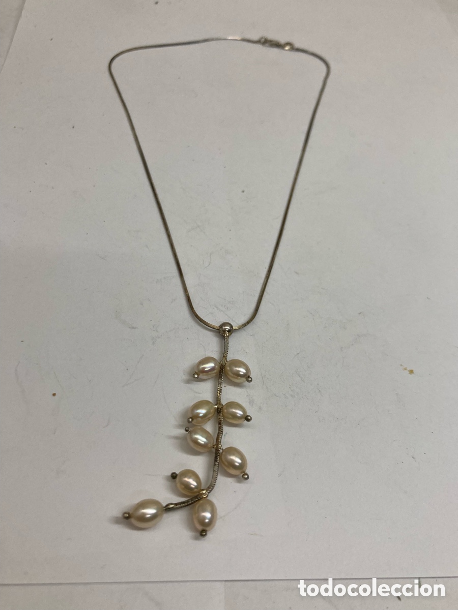 Joyeria: Collar de plata con perlas CC136 - Foto 1