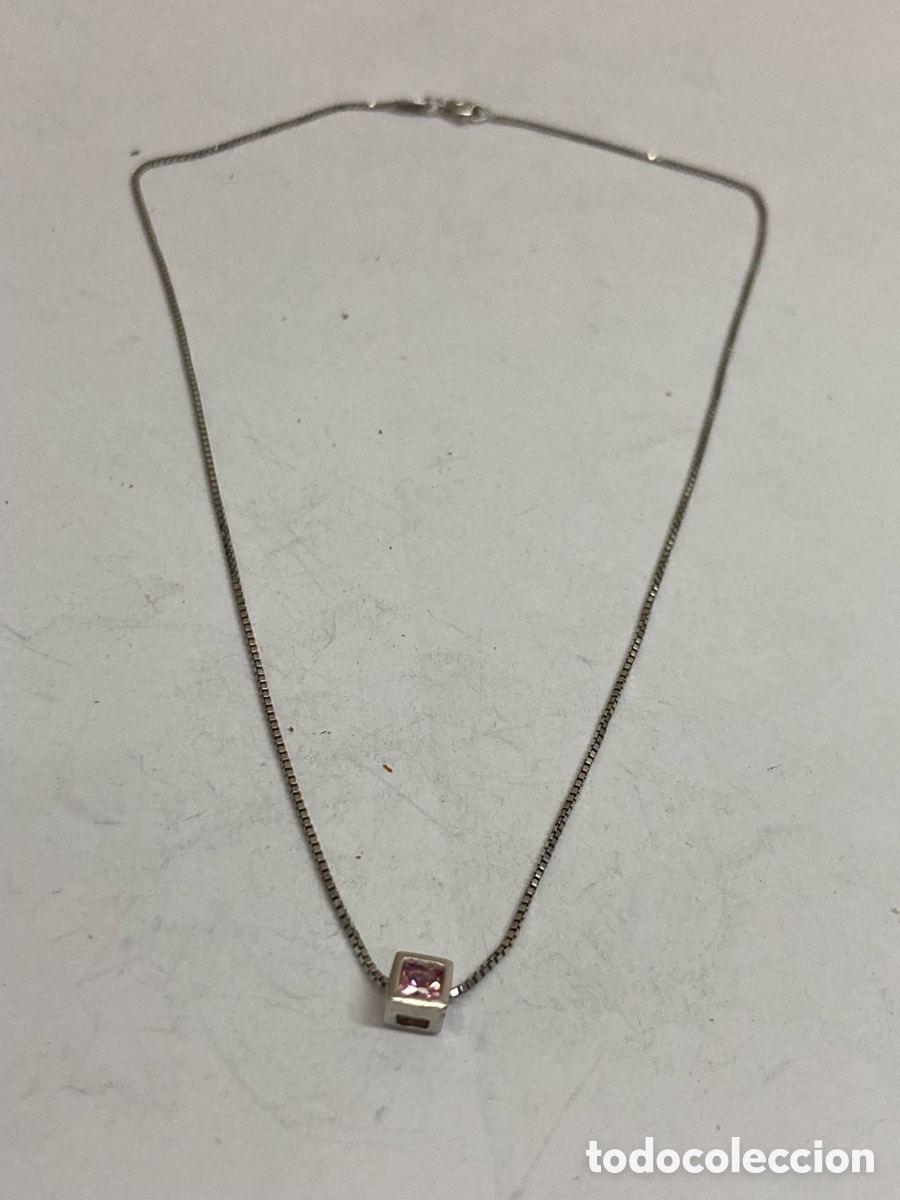 Joyeria: Cadena y colgante de plata CC137 - Foto 1
