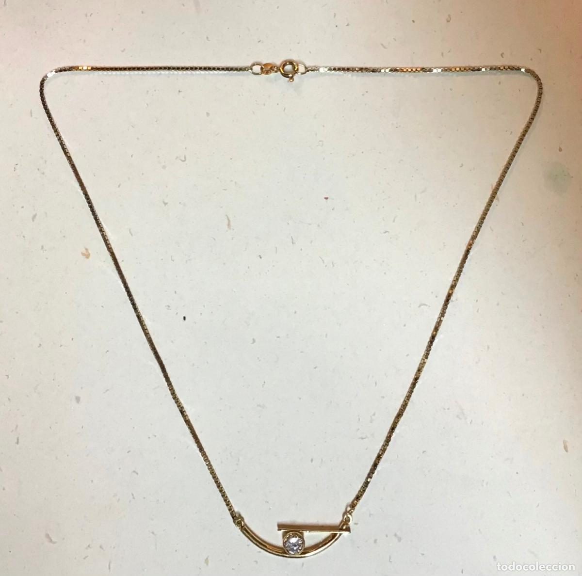 Joyeria: COLLAR PLATA CHAPADA Y CIRCONIO - Foto 2