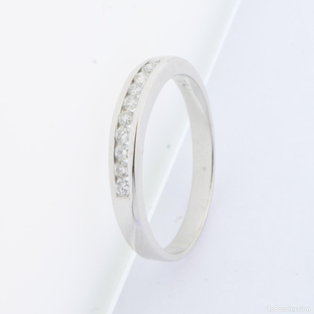 Joyeria: Anillo oro blanco con diamantes - Foto 1