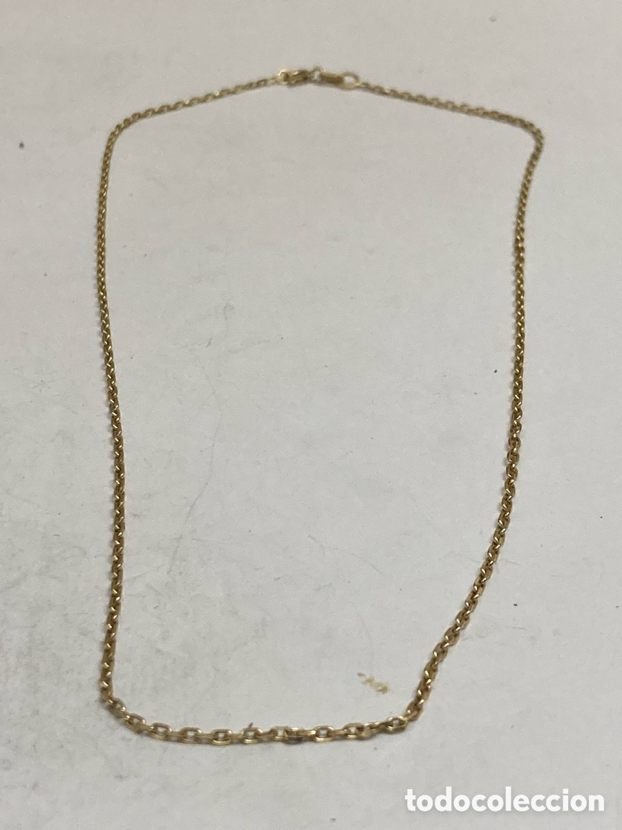 Joyeria: Cadena de plata chapada de oro /CA287 -1 - Foto 1