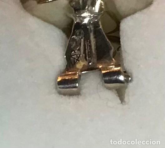 Joyeria: PENDIENTES PLATA Y ESMALTE NEGRO - Foto 3