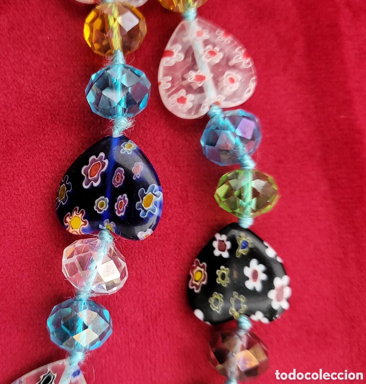 Joyeria: Largo Collar de Cristal de Murano , Vintage - Foto 7