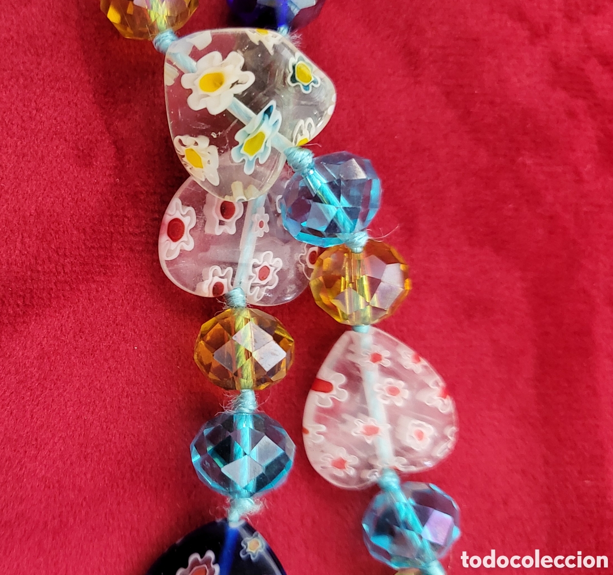 Joyeria: Largo Collar de Cristal de Murano , Vintage - Foto 10