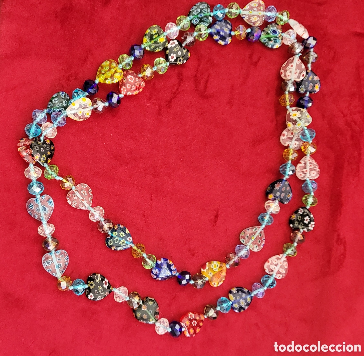 Joyeria: Largo Collar de Cristal de Murano , Vintage - Foto 15