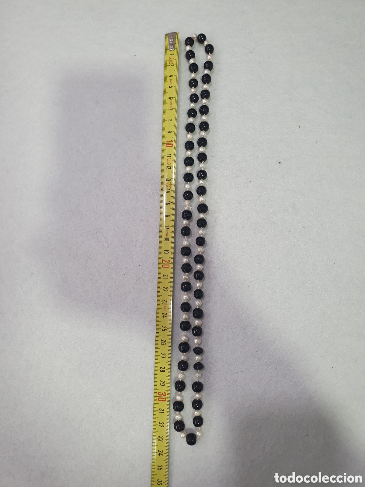 Joyeria: Collar perlas y piedras negras. (L117) - Foto 2