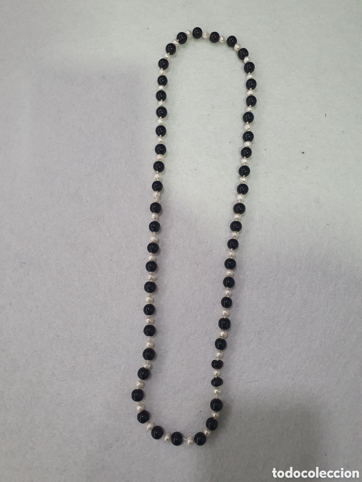 Joyeria: Collar perlas y piedras negras. (L117) - Foto 1