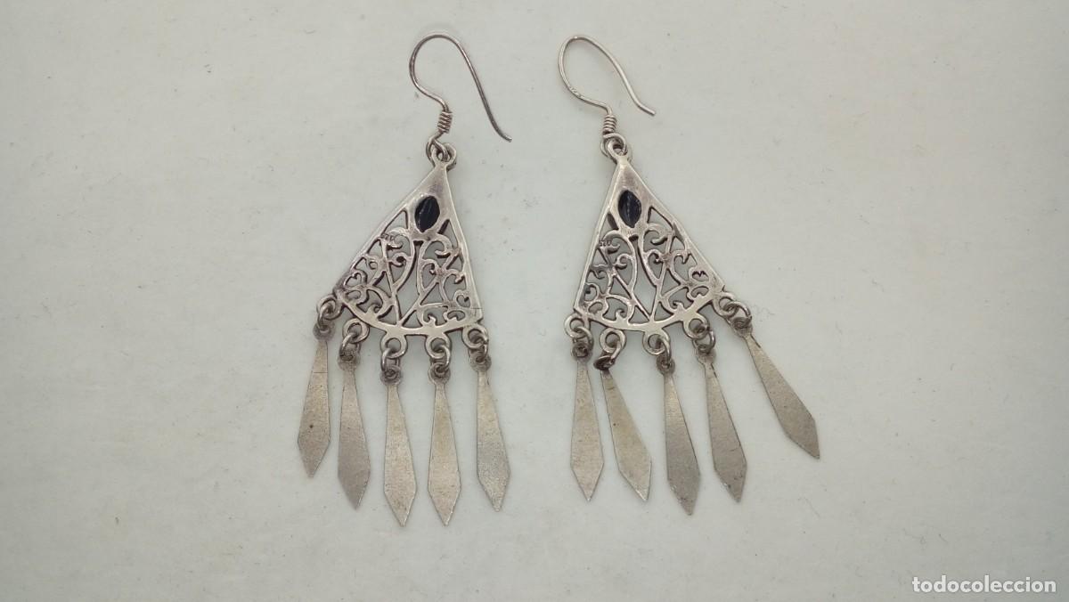 Joyeria: PENDIENTES PLATA CON ONIX - Foto 2