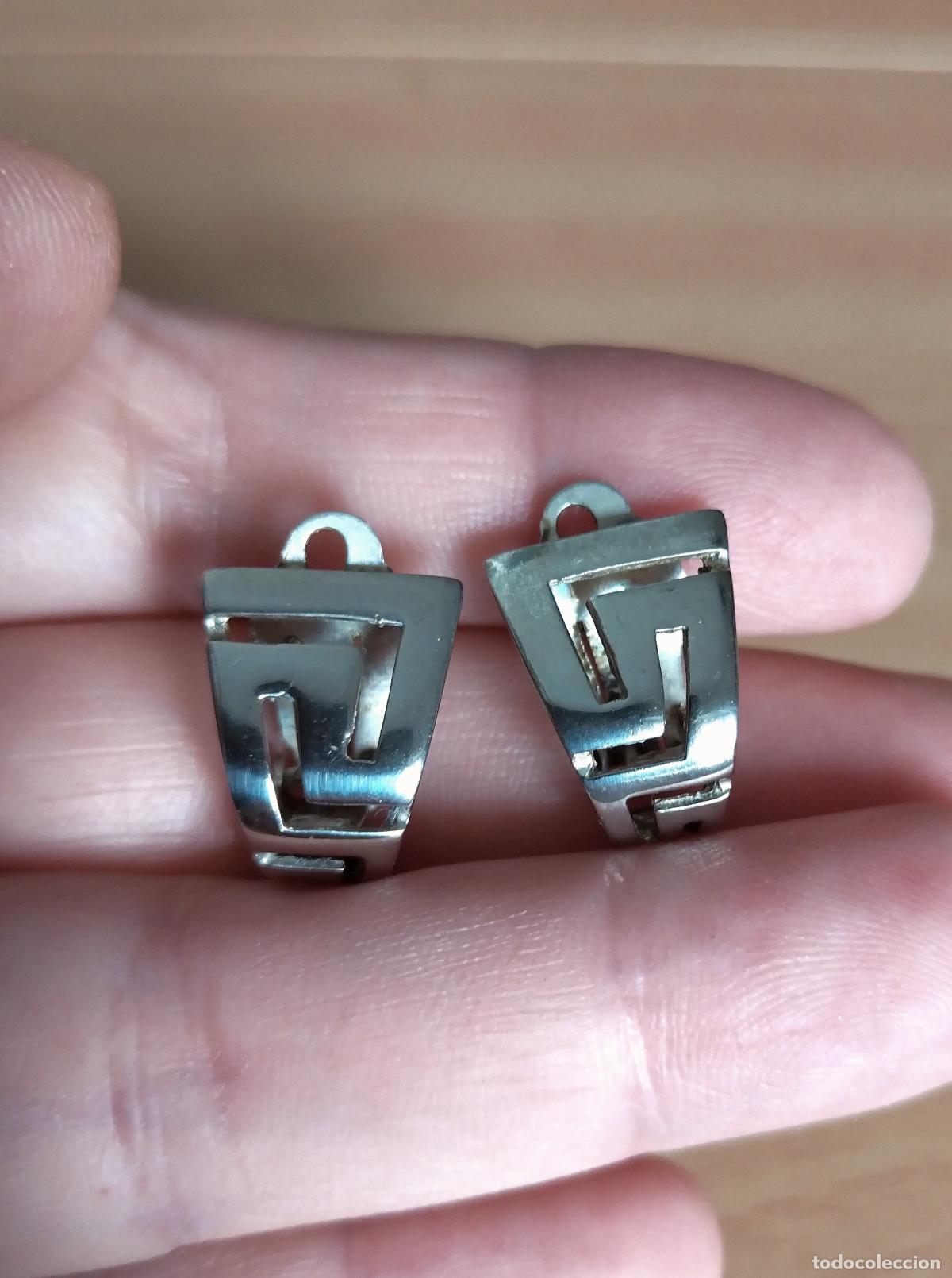 Joyeria: Pendientes de plata de ley, 926 m cierre de clip. - Foto 4