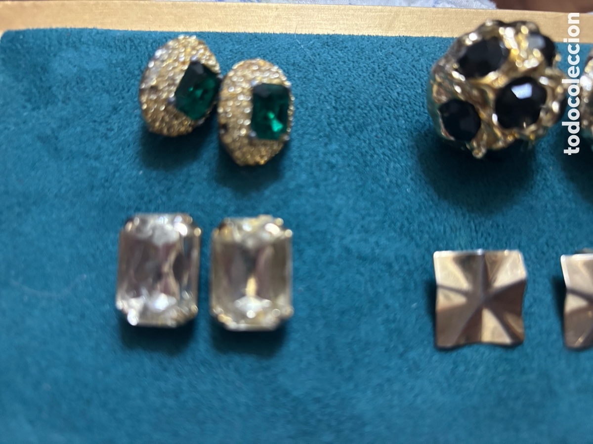 Joyeria: Lote de 5 pares de pendientes de Cl&iacute;p - Foto 2