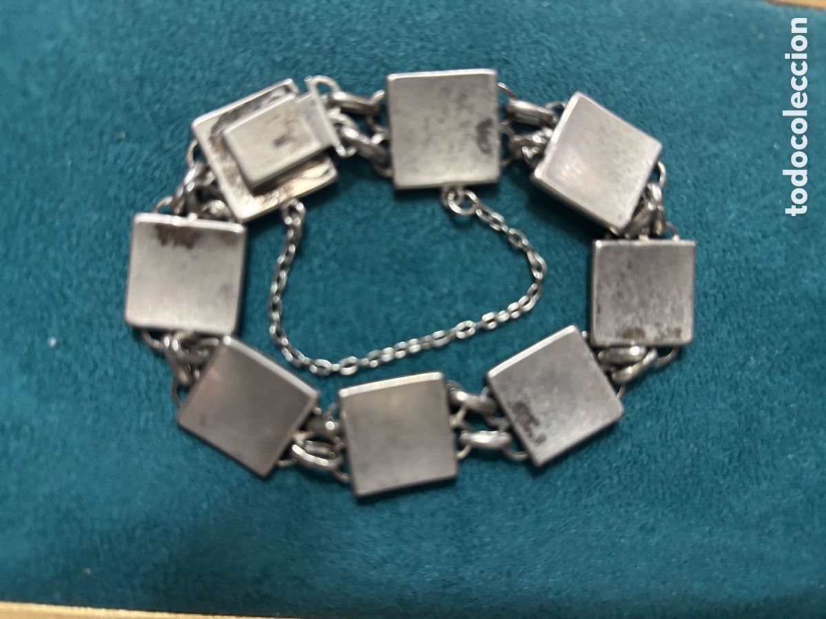 Joyeria: Pulsera de metal plateado - Foto 2