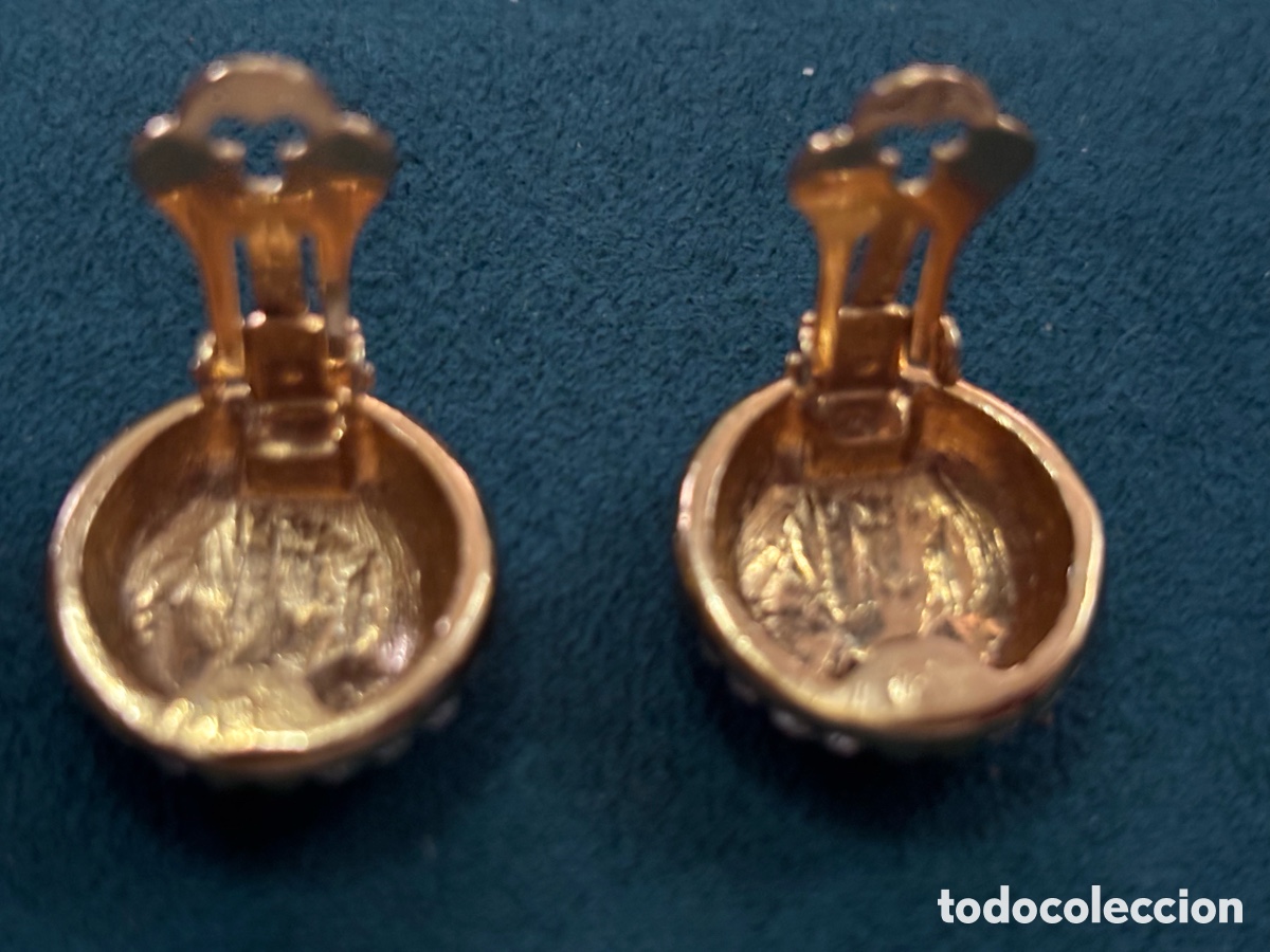 Joyeria: Pendientes vintage dorados - Foto 2