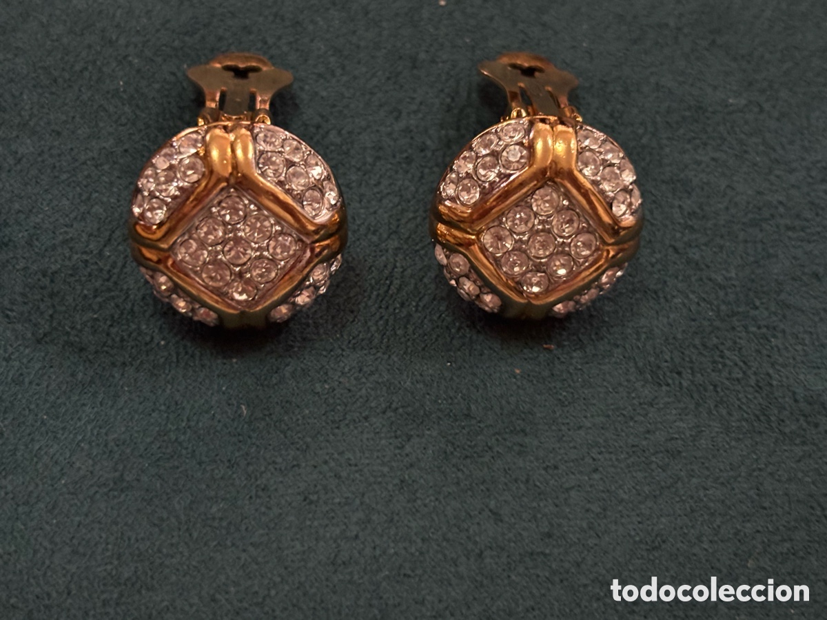 Joyeria: Pendientes vintage dorados - Foto 1