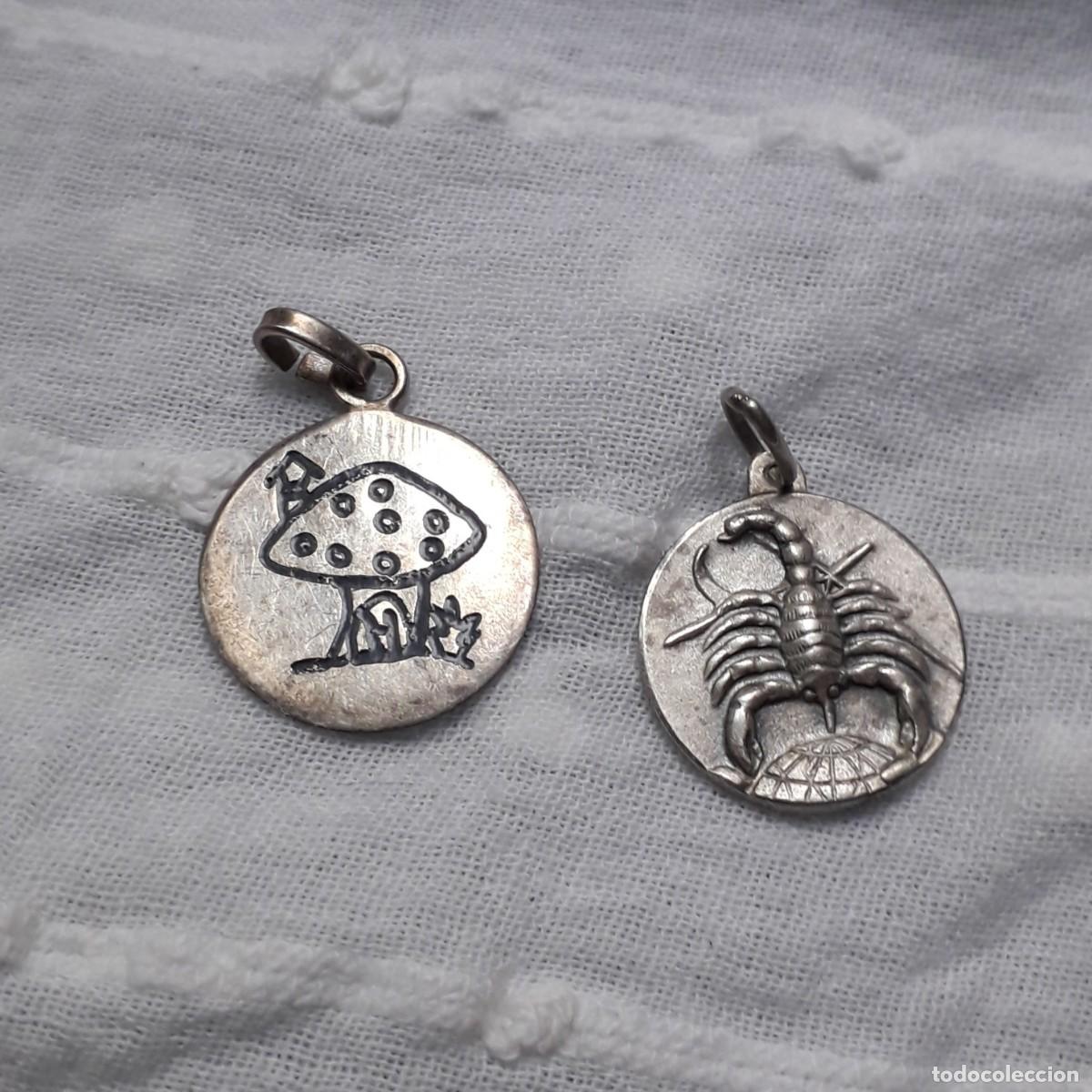 Joyeria: 2 medallas plata 900 - Foto 1