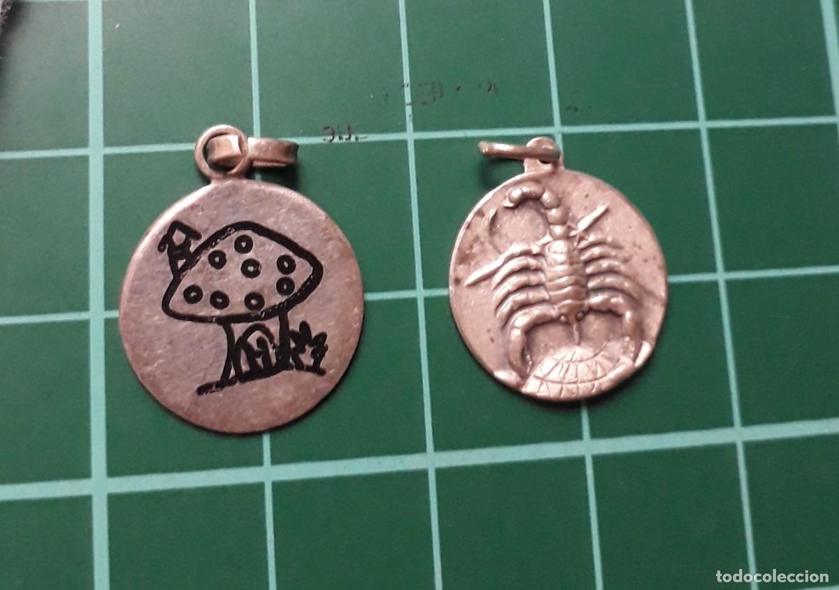 Joyeria: 2 medallas plata 900 - Foto 2