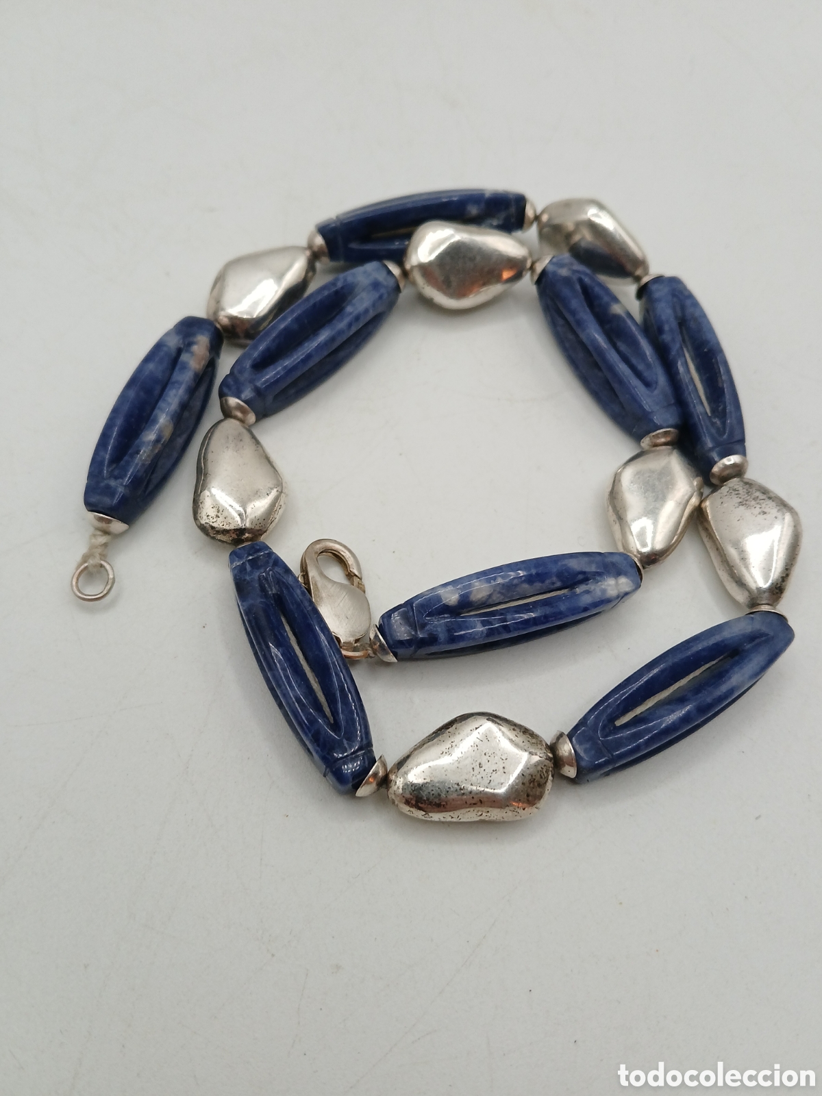 Joyeria: Collar plata 925mls y l&aacute;piz lazuli - Foto 3