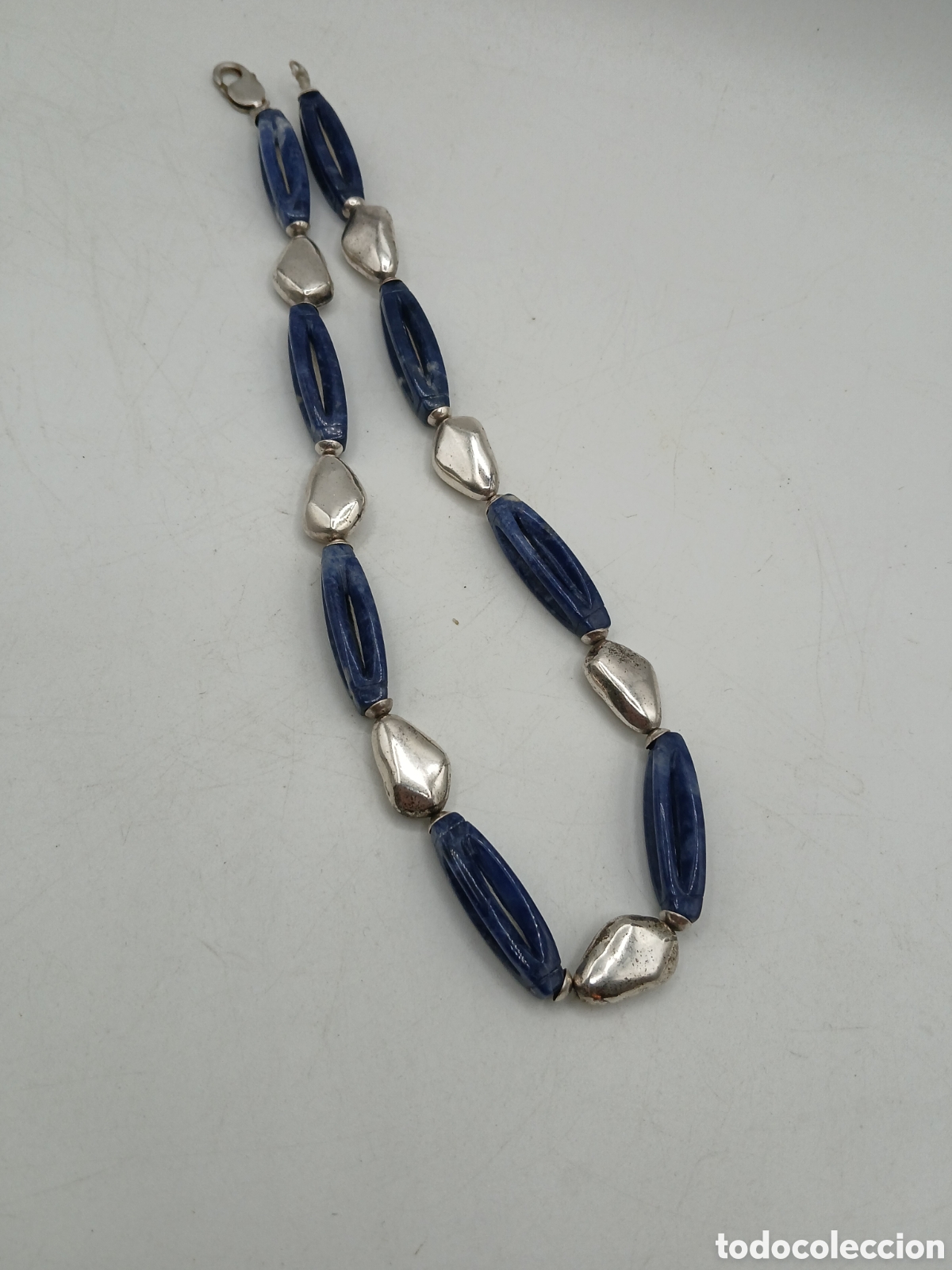 Joyeria: Collar plata 925mls y l&aacute;piz lazuli - Foto 5